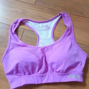 Fila Orchid Purple Sports Bra (Medium)